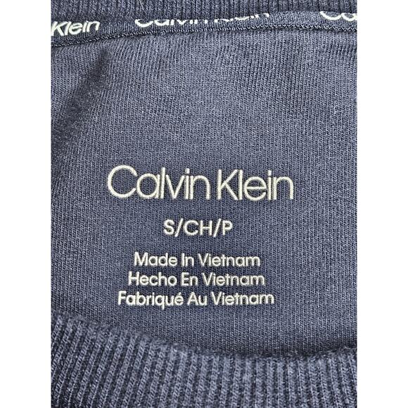 Calvin Klein Women's Size Small Sweatshirt Navy Blue - Picture 4 of 4